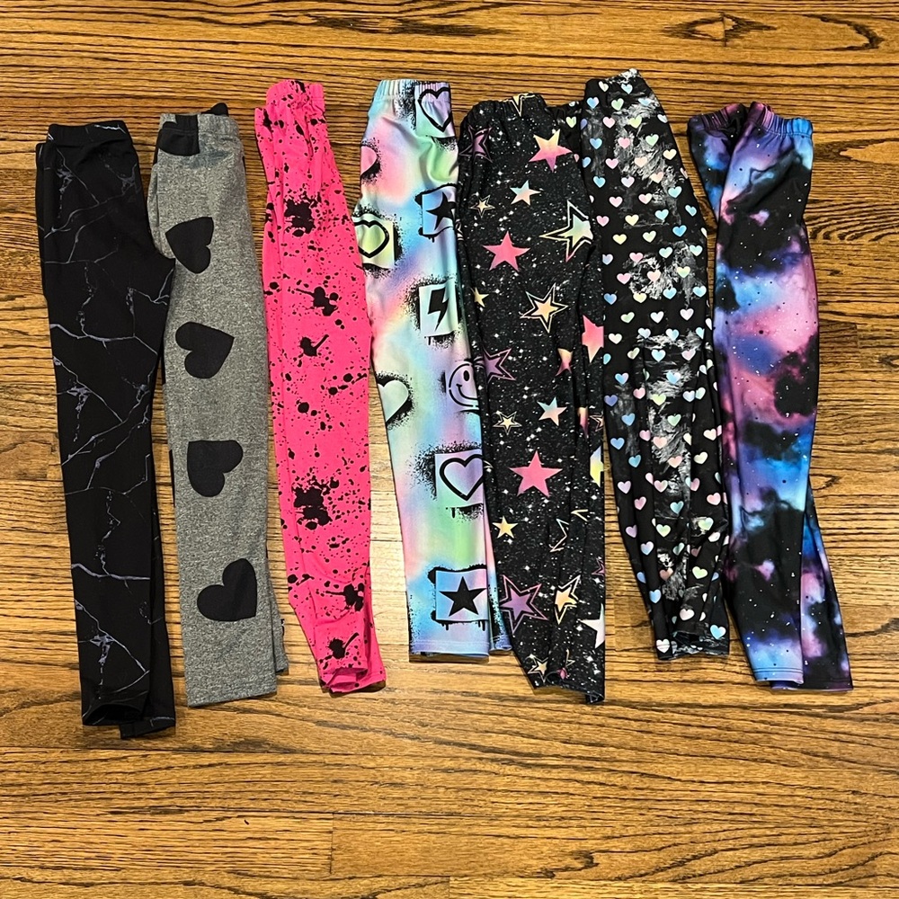 Lot of Girls Pixie Lane leggings - Size 7 - Like New